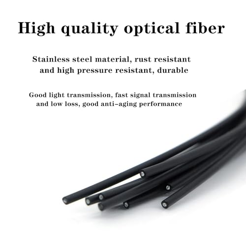 BOJKEON FT410 Fiber Optic Sensor,Through-Beam Reflection Fiber Optic,1m Line Length,M4 Sensor Probe Through-Beam Reflection Optical Sensor - Image 3