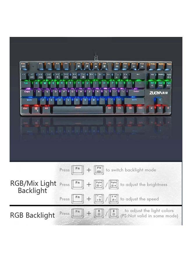 NIBEMINENT Mechanical Wired Gaming Keyboard - English  - Image 2