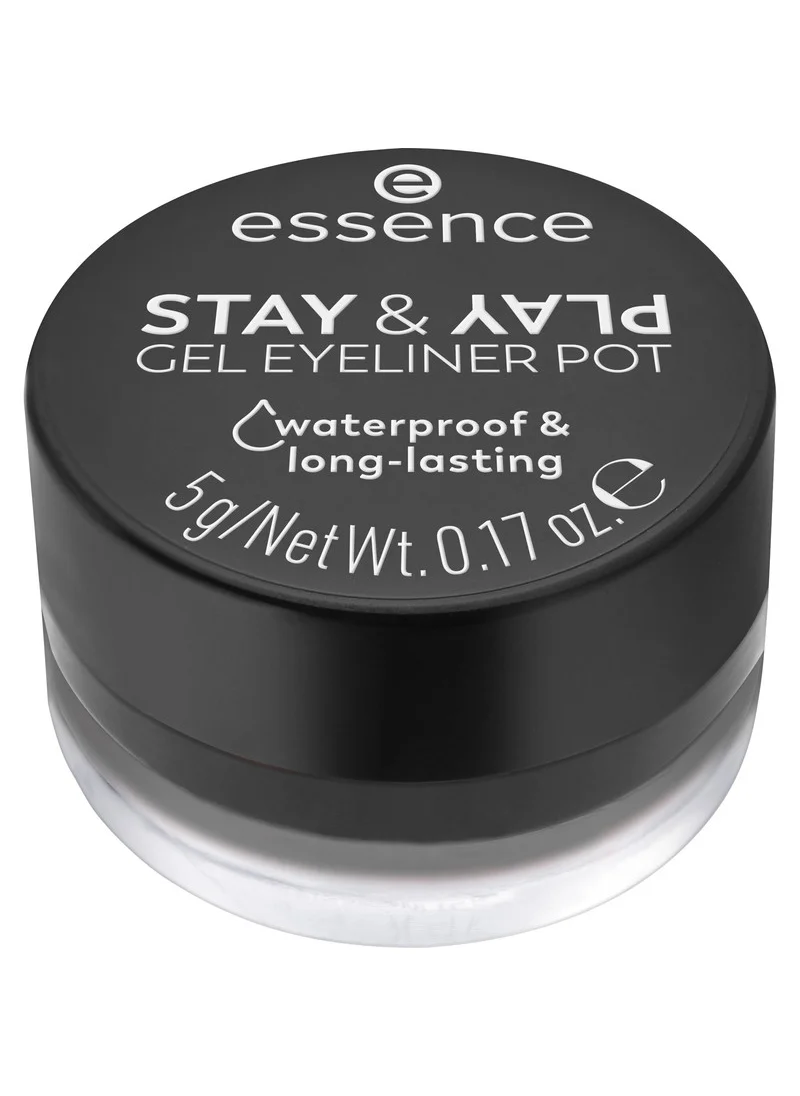 ايسنس Essence Stay & Play Gel Eyeliner Pot 01