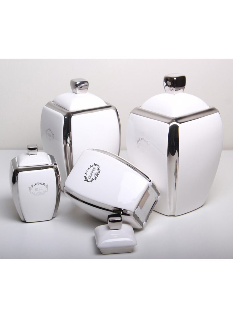 A set of jars for storing spices, seasonings, tea and sugar with a luxurious design - Image 2