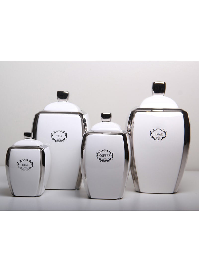 A set of jars for storing spices, seasonings, tea and sugar with a luxurious design - Image 3