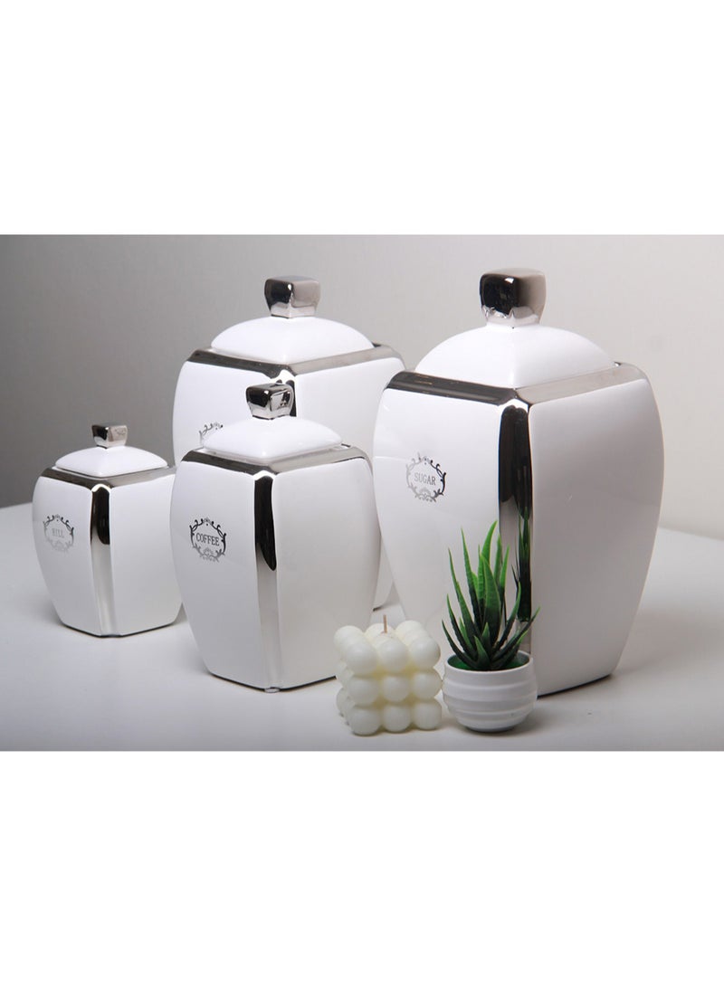 A set of jars for storing spices, seasonings, tea and sugar with a luxurious design - Image 4