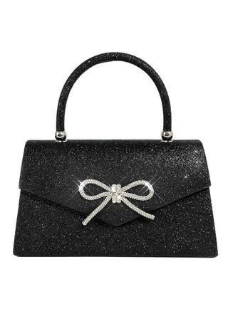 Womens Evening Bag Sparkly Bow Clutch Purse Wedding Party Purses Glitter Rhinestone Prom Handbags Sparkling Powder Banquet Chain Crossbody Black - pzsku/ZE8E7351B0F6F7313EAF9Z/45/_/1719228079/bcfe82d8-1819-45e1-a663-def0546887de