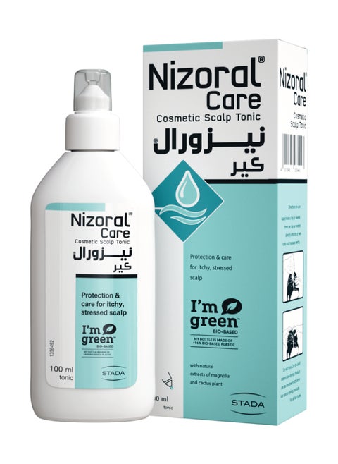 Nizoral Leave-in Scalp Tonic, Soothes Itchy Irritated Scalp, Provides Cooling Relief, Hydrates and Balances, Lightweight Leave-In Formula, For All Hair Types, 100ml