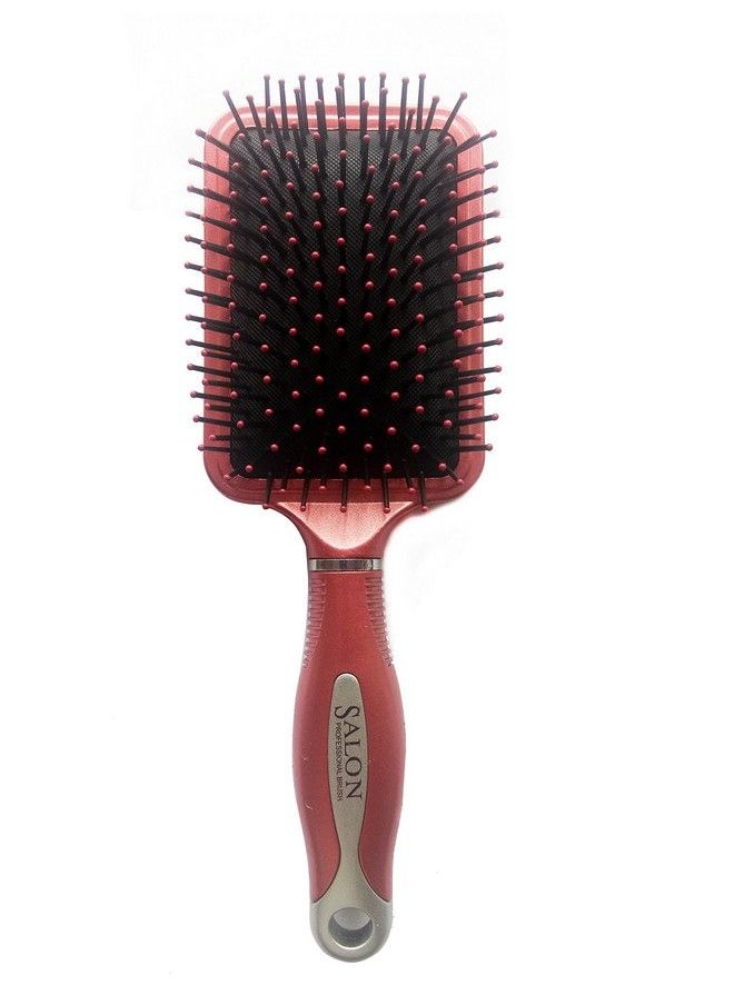 Foreign Holics - Velvet Touch Soft Bristle Paddle Flat Hair Brush 10 Inches For Men And Women (Multicolored) - Image 1