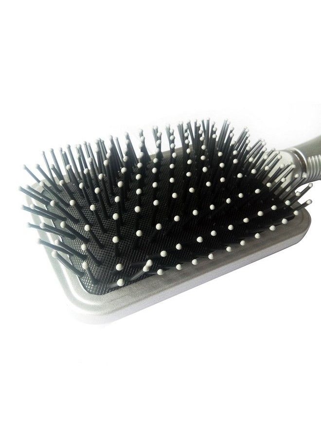 Foreign Holics - Velvet Touch Soft Bristle Paddle Flat Hair Brush 10 Inches For Men And Women (Multicolored) - Image 1