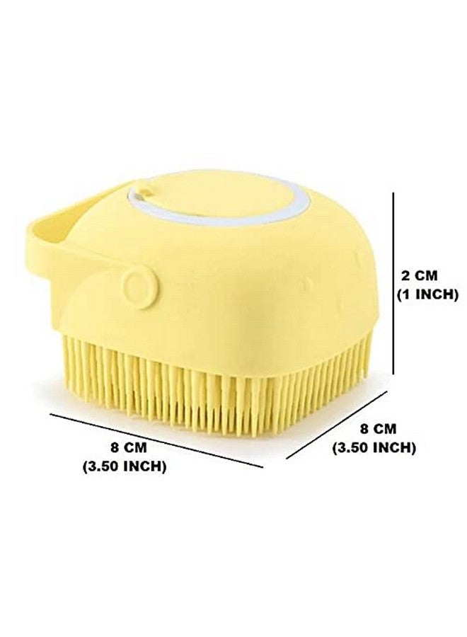 Luxula Multifunction Silicone Soft Body Cleaning Bath Scrubber Brush Shampoo Shower Dispenser with Handle (Multicolor: 1 Pcs) - Image 5