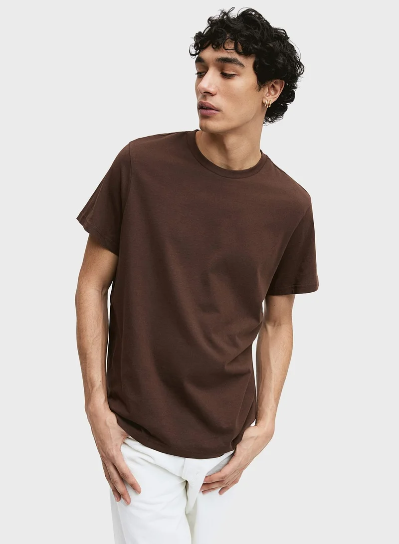 H&M Crew Neck Regular T-Shirt