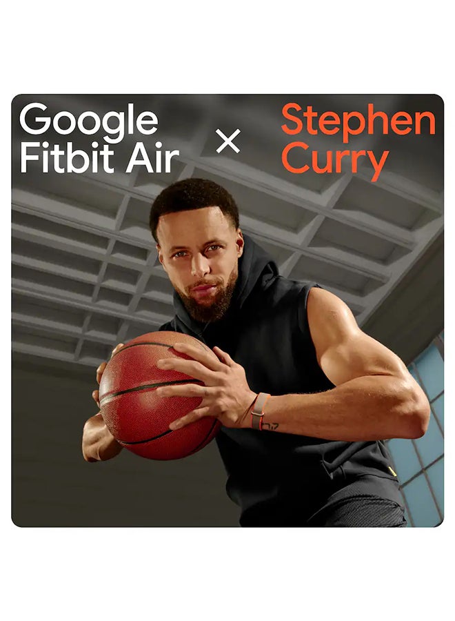 Google Fitbit Air Special Edition Stephen Curry Band - Screenless Fitness & Health Tracker with Heart Rate, Sleep and Activity Monitoring, AI-Powered Coaching, Up to 7 Days Battery Life, Compatible with iOS and Android, Rye - Special Edition Stephen Curry Band - Image 5