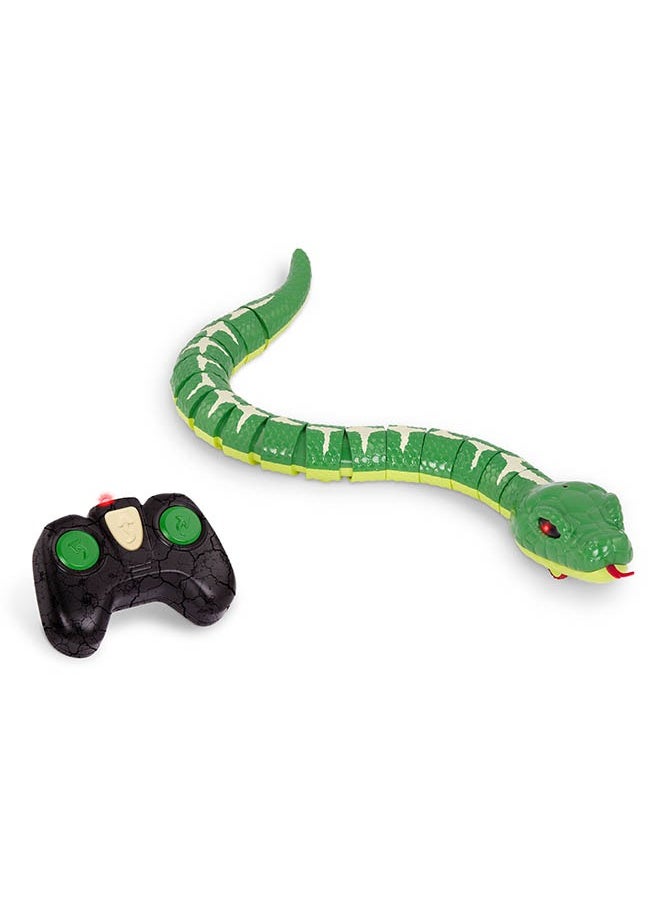 Terra by Battat Rainbow Boa Emareld Remote Control Snake with Light-Up Eyes, Electronic Animal Toys and Playsets for Kids Aged 6+ Years  - Image 5