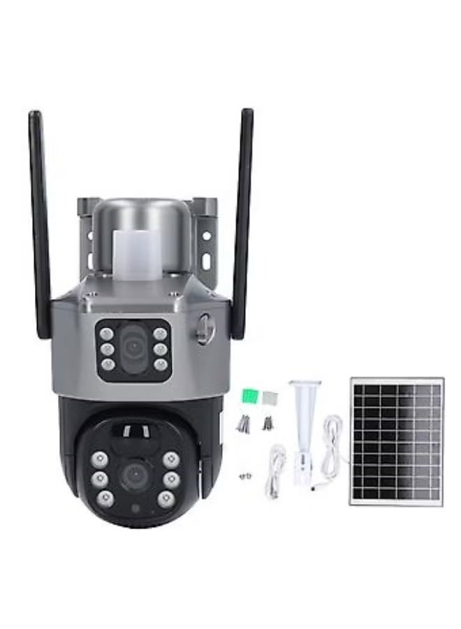 ELTRAZONE Smart WiFi Dual Lens Security Camera – Full-Color Night Vision, Motion Detection, Two-Way Audio, Remote App Control, 360° Home Monitoring - Image 1