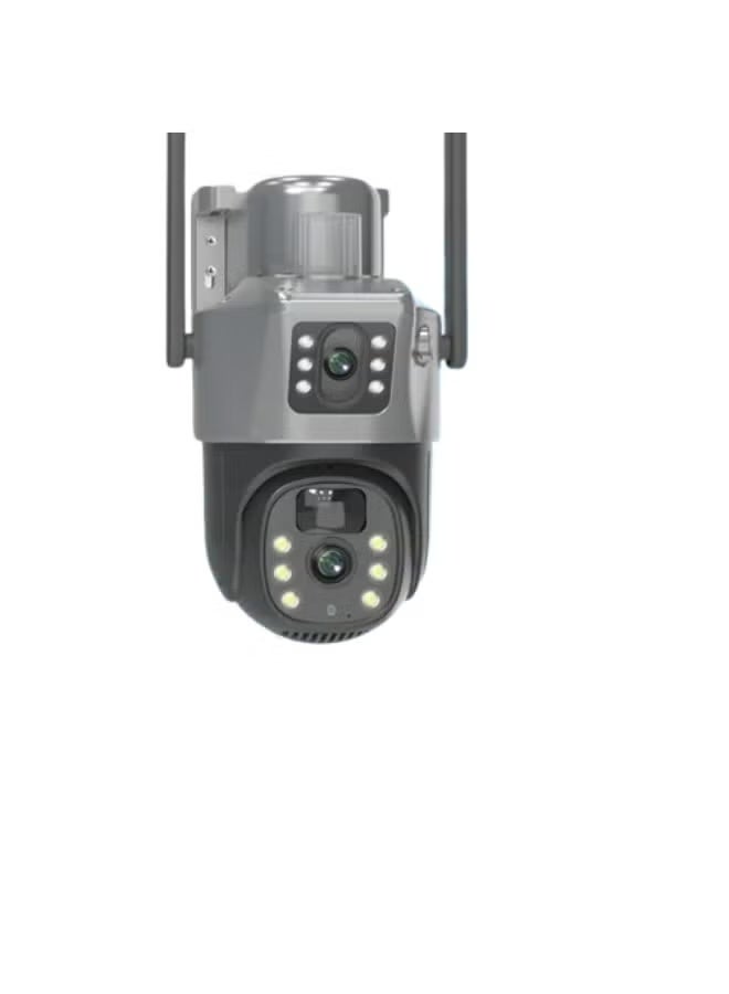 ELTRAZONE Smart WiFi Dual Lens Security Camera – Full-Color Night Vision, Motion Detection, Two-Way Audio, Remote App Control, 360° Home Monitoring - Image 3