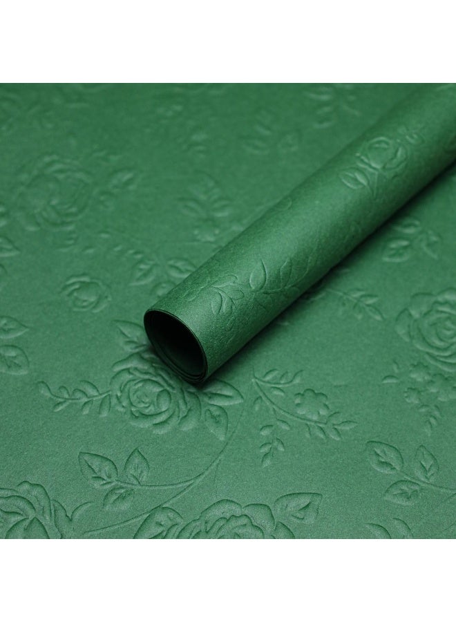 Si Bonne Premium Rosa Dark Green Gift Wrapping Paper 10 Sheets/Bag 58 x 58 cm - Image 1