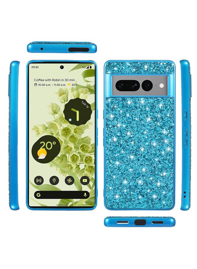 The Bros Case Cover For Google Pixel 7a Glitter Powder Shockproof TPU Phone Case Cover - Image 3