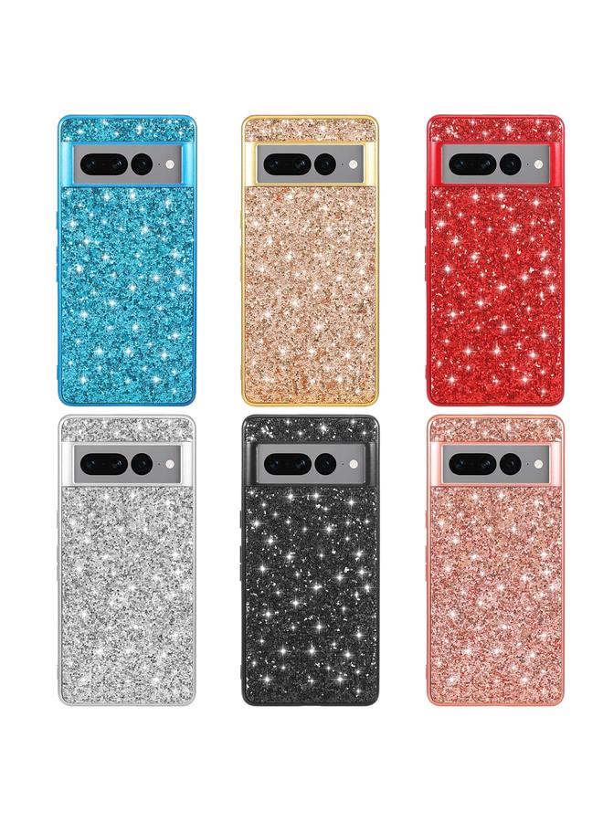 The Bros Case Cover For Google Pixel 7a Glitter Powder Shockproof TPU Phone Case Cover - Image 2