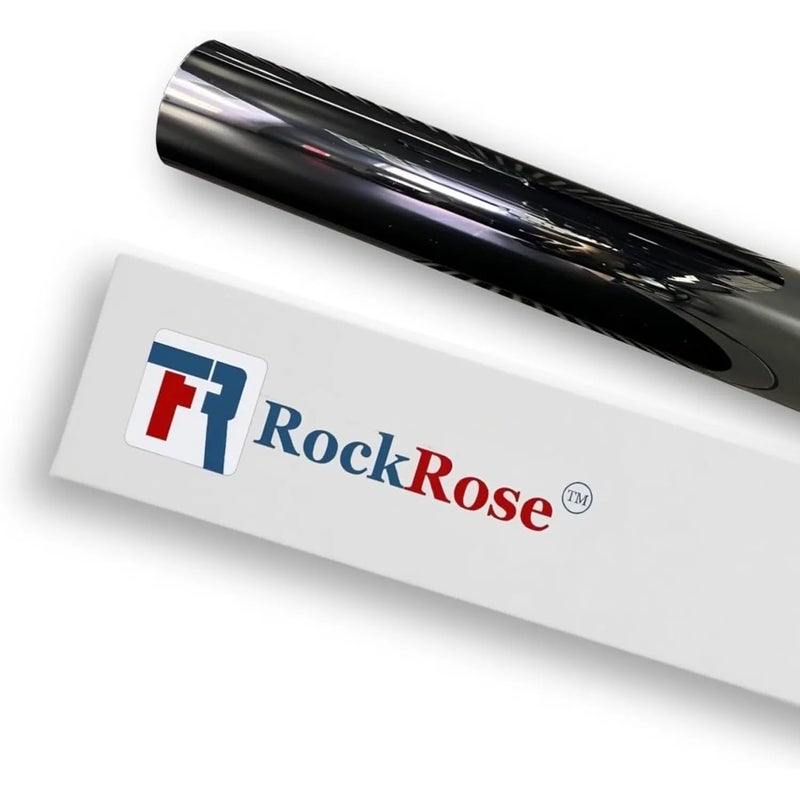 RockRose 20 Car Window Tint 20 in x 100FT 1PLY Carbon Charcoal Privacy Film Heat UV and IRR Block Tint for Cars or Home Adhesive Film Easy Shrink Plotter Friendly Pro Grade