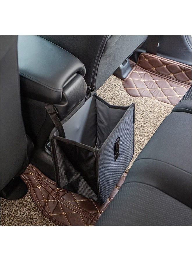 Foldable Trash Can, Hanging Waterproof Leakproof Storage Bag with Large Capacity, Car Interior Accessories (Large) - Image 1