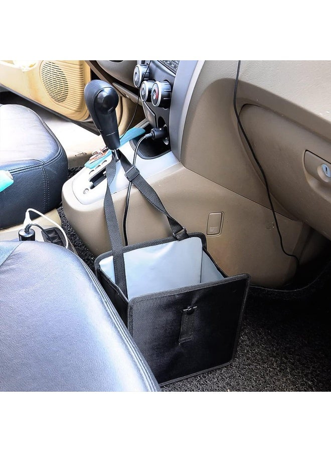 Foldable Trash Can, Hanging Waterproof Leakproof Storage Bag with Large Capacity, Car Interior Accessories (Large) - Image 4