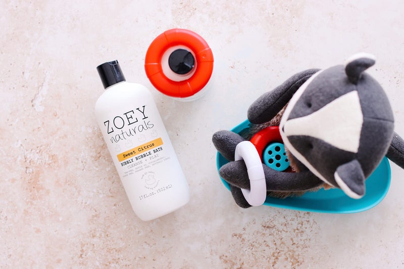 Absolutely Natural Zoey Naturals - Sweet Citrus Bubble Bath for Kids & Babies - Organic Tear-Free, Non-Toxic Toddler Soap with Moisturizing Aloe & Avocado Oil - Long Lasting Bubbles - Made in USA, 17 oz - Image 5
