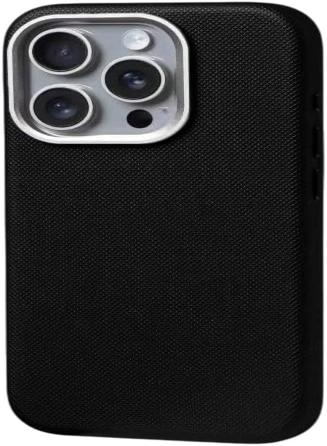 Next Next Store Premium Leather Case Compatible with iPhone 16 Pro Max, Stylish and Lightweight Design, Full Protection, Soft Touch, Scratch Resistant, Shock Resistant, Perfect for Daily Use(Black)
