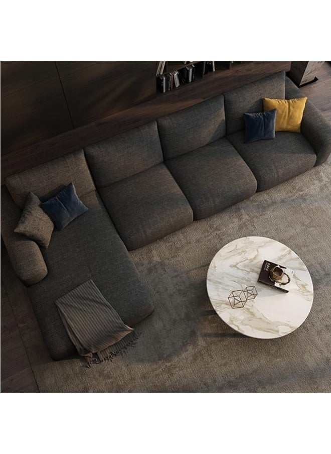Nordic-Inspired Comfort Living with Our Modern L-Shape Sofa a Stylish and Inviting Centerpiece for Your Contemporary Space (Charcoal, Right)