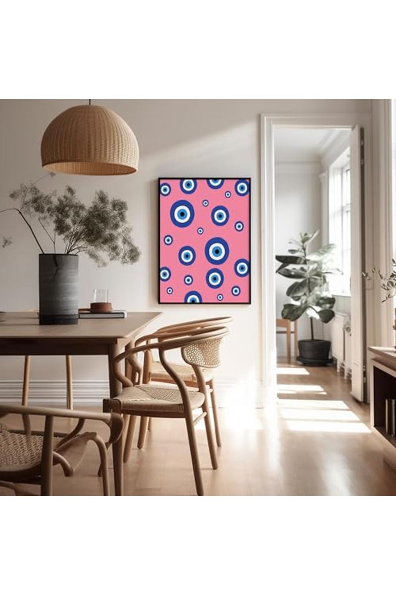 Poster Master Traditional Evil Eye Poster - Eye Pattern Print - Modern Art - Pop Art - Abstract Art - Gift for Men & Women - Chic Wall Decor for Bedroom, Living Room or Dorm - 11x14 UNFRAMED Wall Art - Image 5