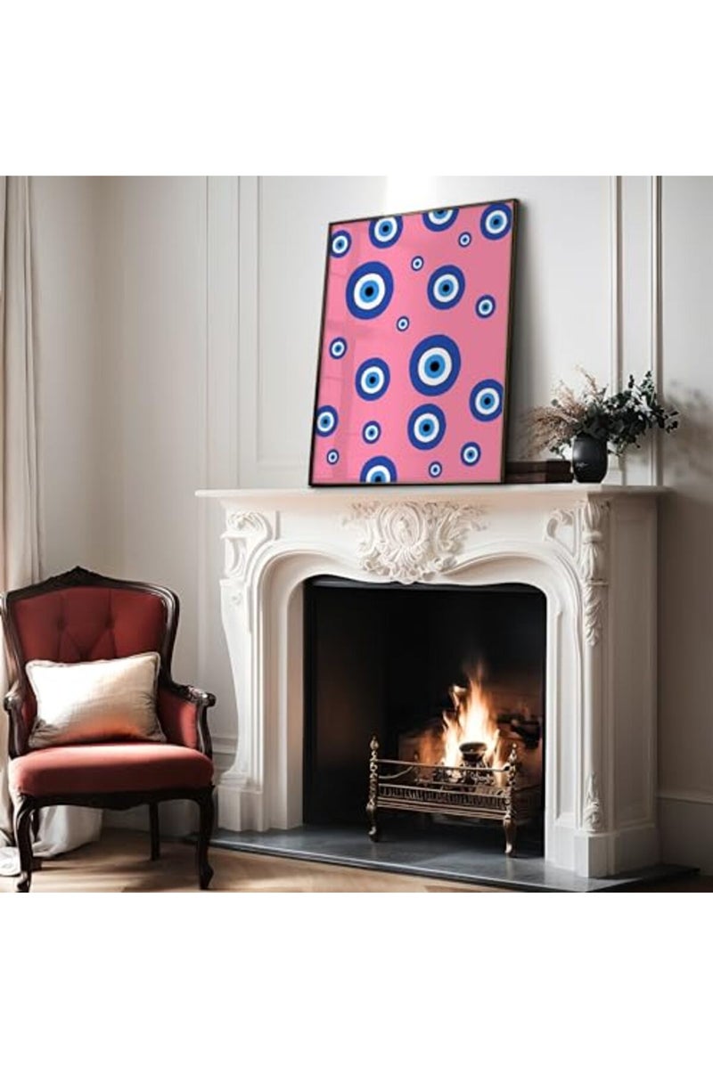 Poster Master Traditional Evil Eye Poster - Eye Pattern Print - Modern Art - Pop Art - Abstract Art - Gift for Men & Women - Chic Wall Decor for Bedroom, Living Room or Dorm - 11x14 UNFRAMED Wall Art - Image 4