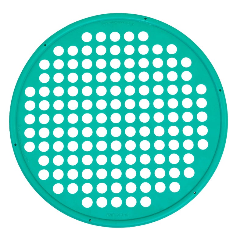 Cando شبكات تمارين اليد من كاندو للعلاج الطبيعي، تقوية القبضة، وتمارين مقاومة اليد، الأصابع، والمعصم، حجم محمول، منخفض البودرة، 14 بوصة قطر، أخضر: متوسط - Image 1