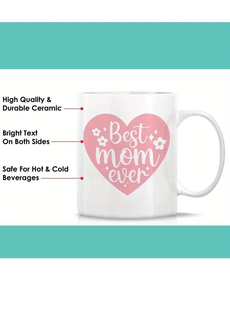 RYN 1pc, Mama Mug Mother's Day Gifts From Daughter - Ideas For The World's Best Mom - Unique 11oz Ceramic Cup - Birthday And Thanksgiving Day Gift - Image 3