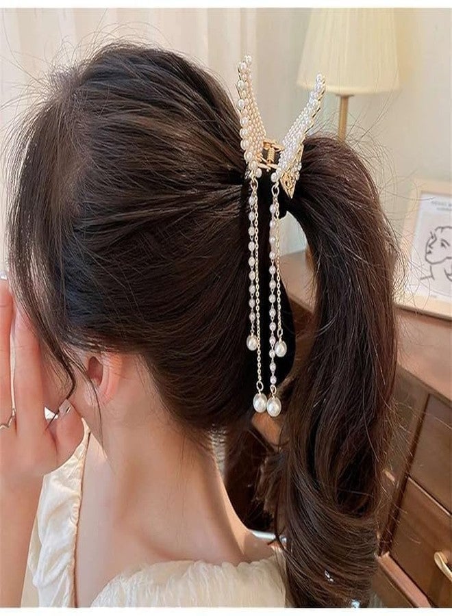 Dkriva® Hair Claw Clip For Women Girls, Butterfly Metal Hair Clip For Thick Hair, Strong Hold Jaw Clip For Daily Styling, Fashion Hair Accessories For Office Party Wedding Use (1 PCS) - Image 3
