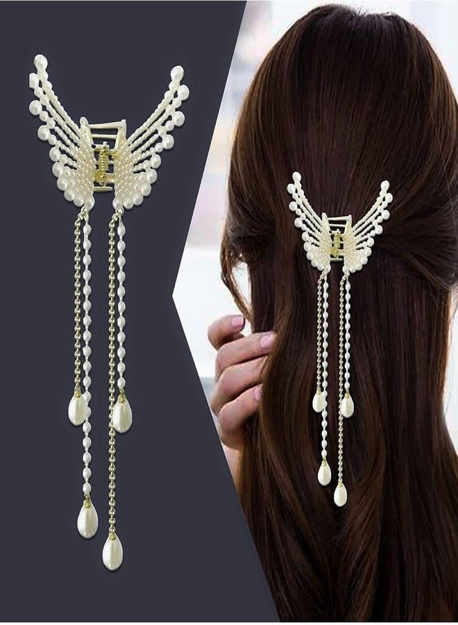 Dkriva® Hair Claw Clip For Women Girls, Butterfly Metal Hair Clip For Thick Hair, Strong Hold Jaw Clip For Daily Styling, Fashion Hair Accessories For Office Party Wedding Use (1 PCS) - Image 5