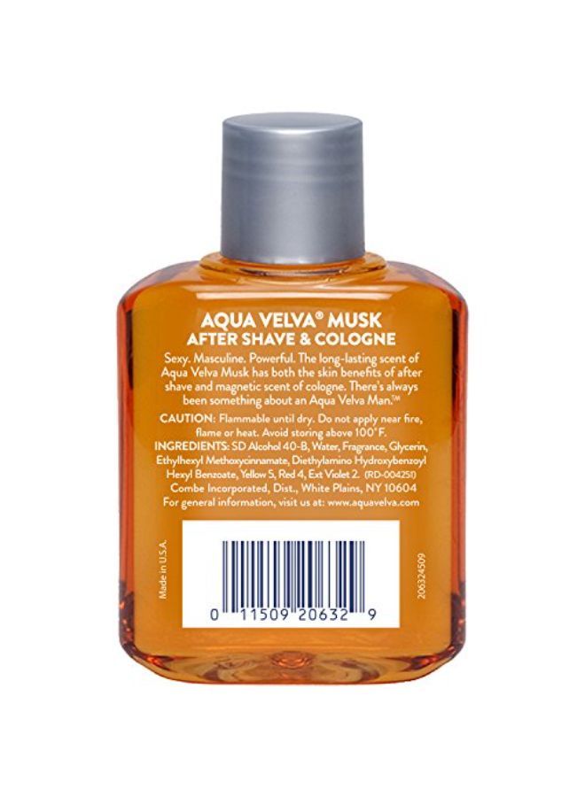 Aqua Velva بعد الحلاقة، مسك، 3.5 أونصة  - Image 2