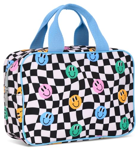 iscream 1225 x 825 Nylon Double Handle Zippered Cosmetic Bag Good Times - Image 3