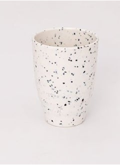 Bright Designs Melamine Cup Set of 6 
  (D 7cm H 10cm) Creamy with black  - Image 2