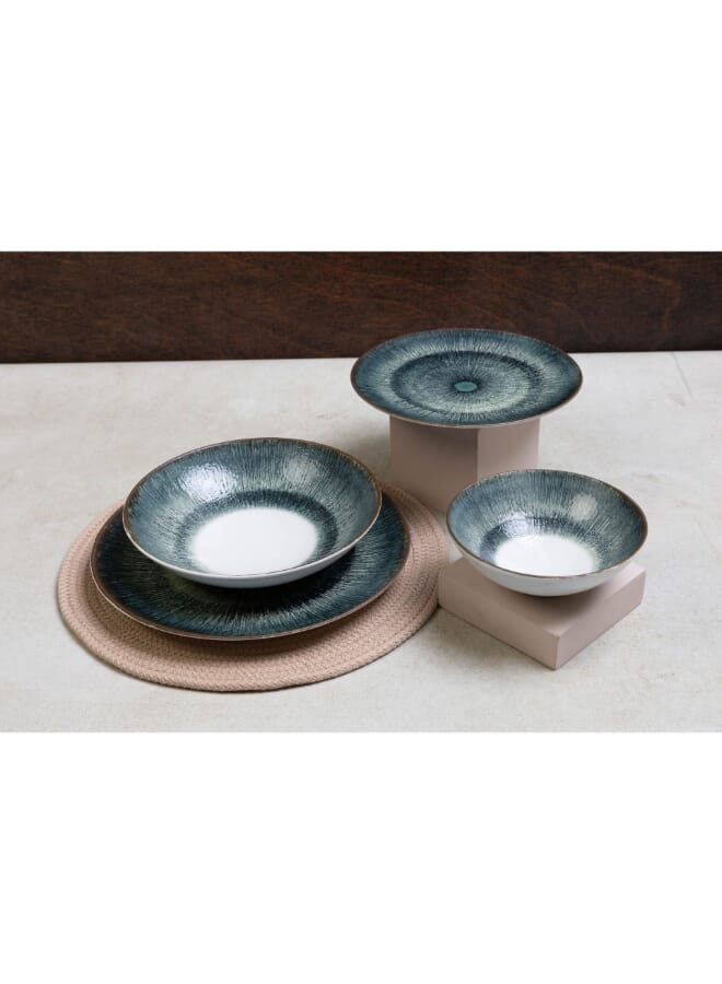 HomePro Set of 30 Forest Eclipse Dinner Multicolour - Image 1