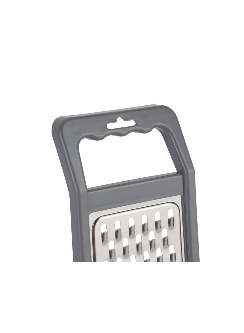 Royalford Stainless Steel 3-in-1 Flat Grater- RF12350/ with TPR Base, ABS Handle, Light-Weight and Compact Design/ Multiple Grating Style, Suitable for any Kind of Grating Fruits, Vegetables, Cheese Silver - Image 3