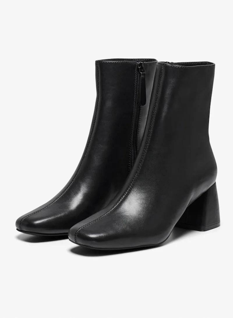 ONLY Onlbrielle Ankle Heeled Boots