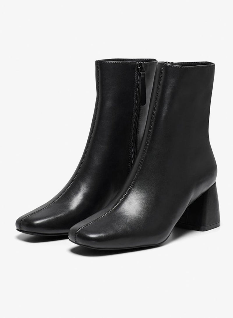ONLY Onlbrielle Ankle Heeled Boots - Image 1