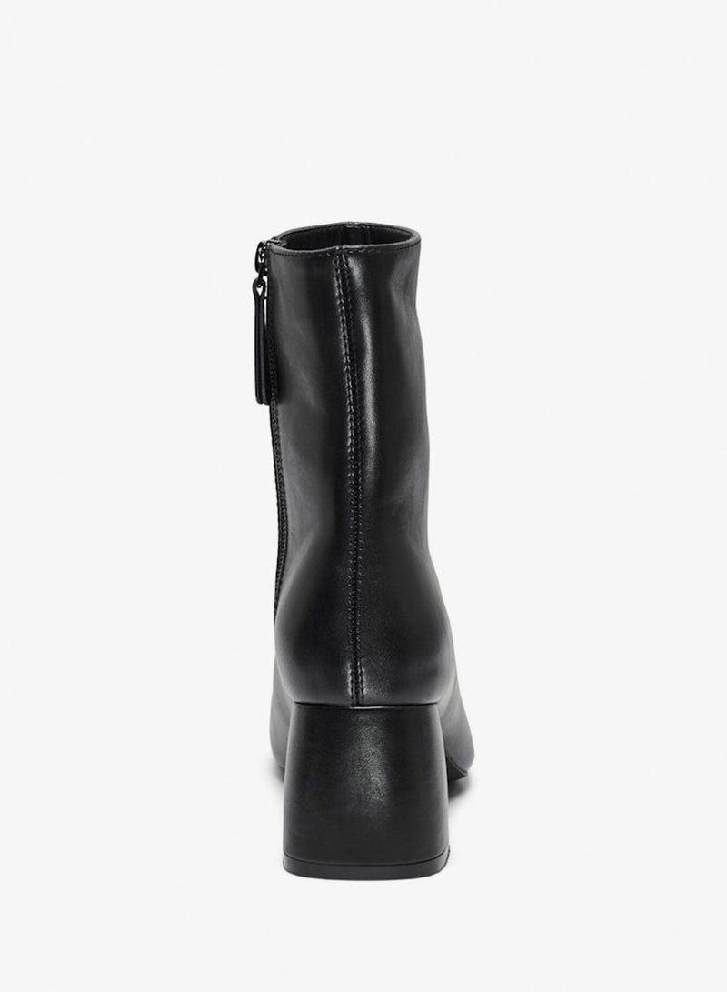 ONLY Onlbrielle Ankle Heeled Boots - Image 3