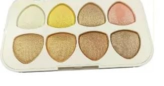 SUPRICHI 8 Color Colorful Eyeshadow Palette Matte Shimmer Makeup Pallet Highly Pigmented Eye Shadow 14 G - Image 1