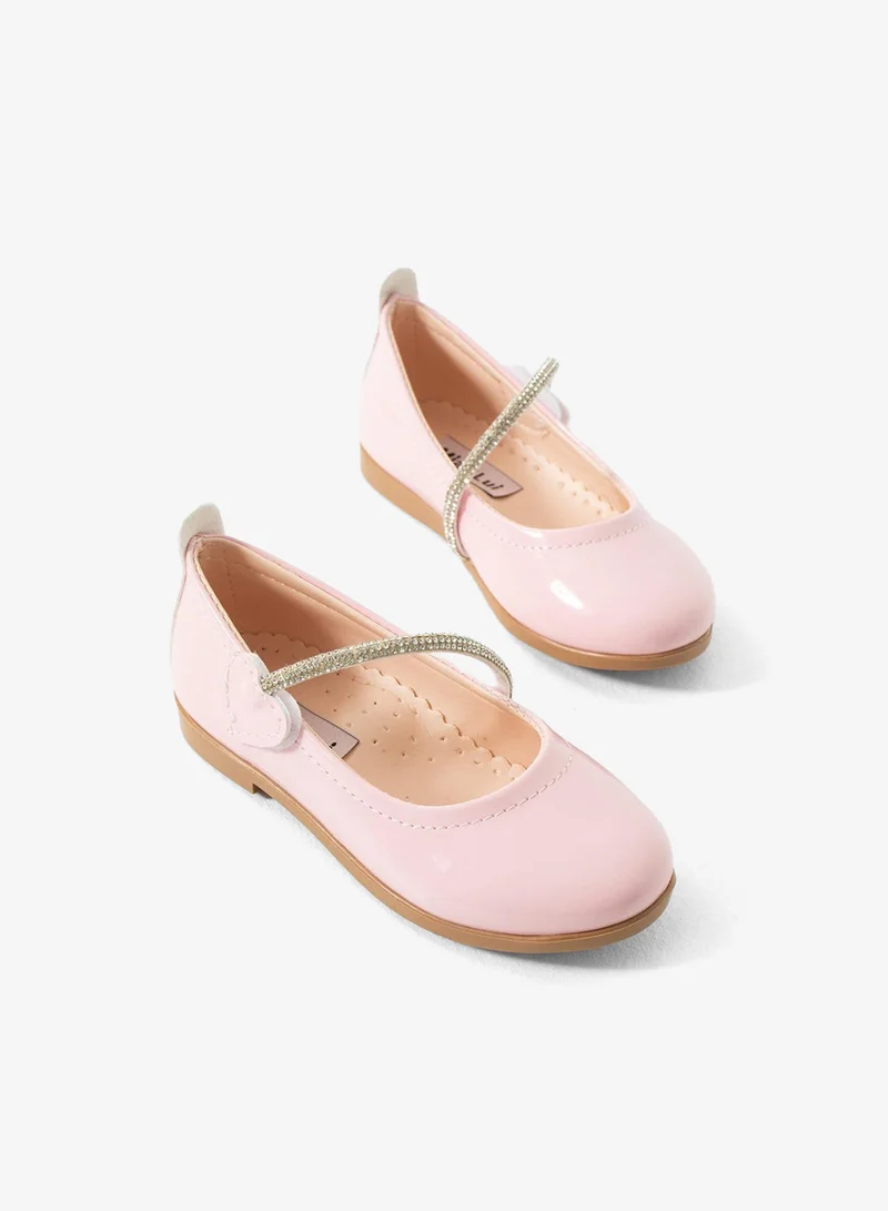 فيا بامبينو أحذية بنات وردي