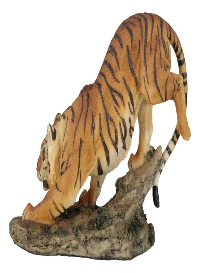 Ebros Gift Prowling Orange Bengal Tiger Figurine 7.25" L Indian Sumatran Stealth Hunter Giant Cat Sculpture - Image 5