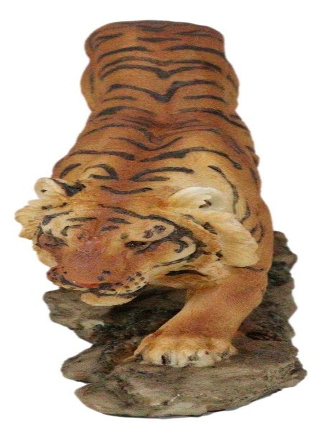 Ebros Gift Prowling Orange Bengal Tiger Figurine 7.25" L Indian Sumatran Stealth Hunter Giant Cat Sculpture - Image 4