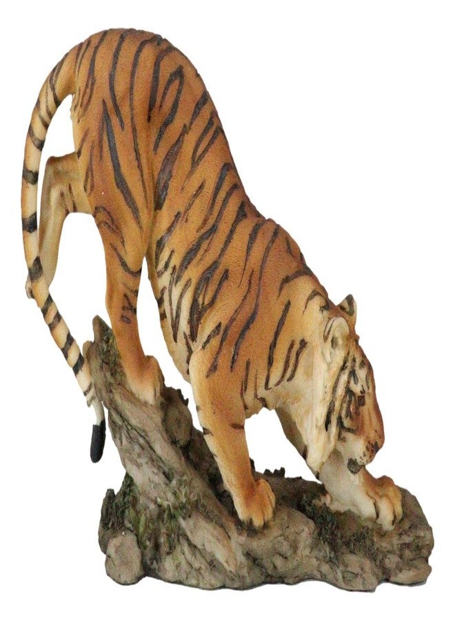 Ebros Gift Prowling Orange Bengal Tiger Figurine 7.25" L Indian Sumatran Stealth Hunter Giant Cat Sculpture - Image 3