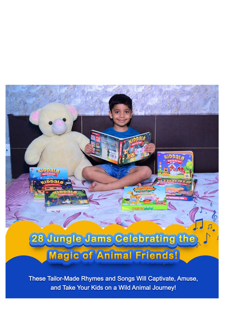 Kiddale Wild Animal Rhymes Musical Sound Book for 1+ year old|Interactive Touch n Play Sound Book|Learning & Education|Perfect Gift for 1-3 years old|Sing Along Books  - Image 4