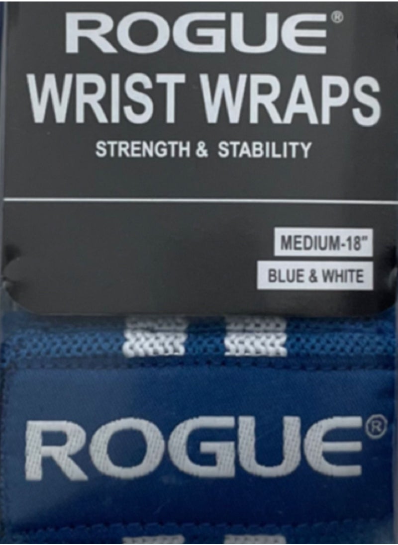 Rogue Fitness - Rogue Wrist Wraps - Blue - Image 1