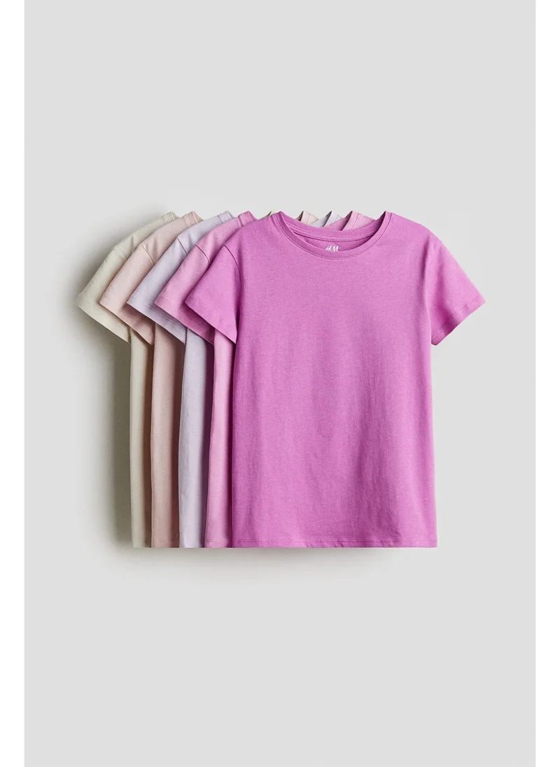 H&M 5-pack cotton T-shirts