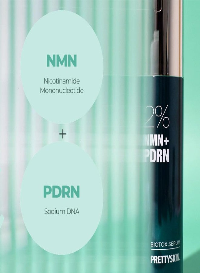 PRETTYSKIN 2% NMN + PDRN Formula - Gentle Smooth Facial Serum - Smooth Texture, NHydrating Fine Line Appearance Care 1.76 oz - Image 4
