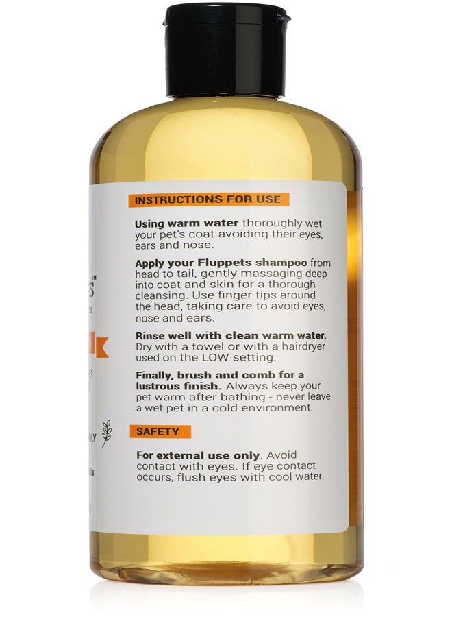 Fluppets Certified Organic Pet Shampoo Natural Hypoallergenic Non Toxic For Sensitive Itchy Skin For Dogs, Cats, Puppies, Guinea Pigs and Rabbits. Concentrated Formula 16 Ounce - Image 3