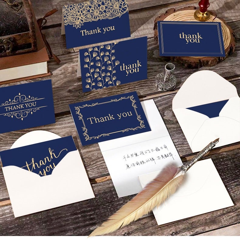 Teacher'S Day Thanksgiving Greeting Card With Envelope Thank Hand-Painted Nebula Bronzing Card Blessing Tanabata Valentine'S Day - Image 4